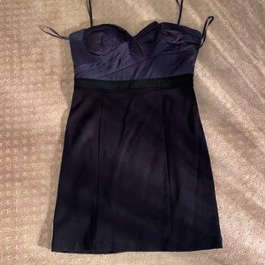 New condition Navy blue and black dress